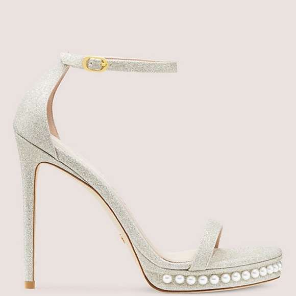 BRAND NEW Stuart Weitzman Pearl Platform. Great for bridal shoes! - Picture 3 of 9